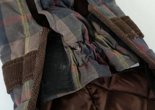 Zolux Kurtka w kratę dla psa Cheverny R.60 brązowa