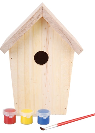 Merkloos Doe-Het-Zelf Nestkastje Met Verf