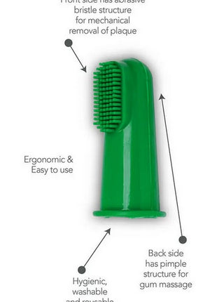 Vet's Best Dental żel + szczoteczka zestaw Puppy