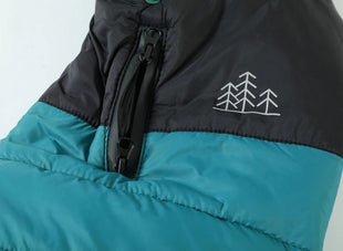 Zolux Kurtka puchowa z szelkami dla psa R.30 niebieska