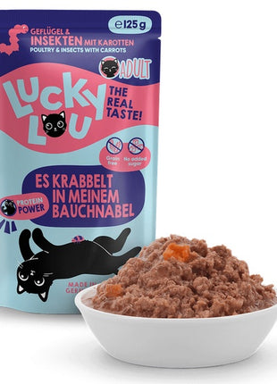 Lucky Lou Lifestage Adult Drób i owady saszetka 125g