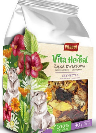 Vitapol Vita Herbal Przekąska Łąka kwiatowa dla szynszyli 30g