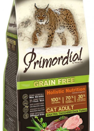 Primordial Cat Grain Free Adult Duck & Turkey 2kg