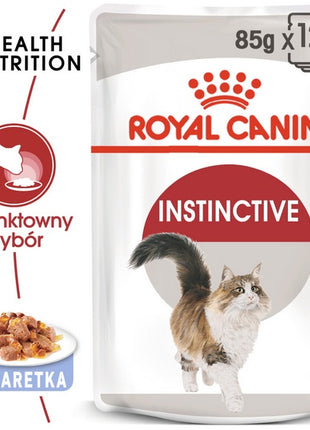 Royal Canin Instinctive w galaretce karma mokra dla kotów dorosłych, wybrednych saszetka 85g