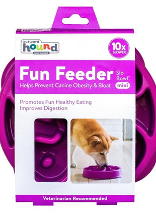 Outward Hound Fun Feeder Mini Miska spowalniająca fioletowa [51005]