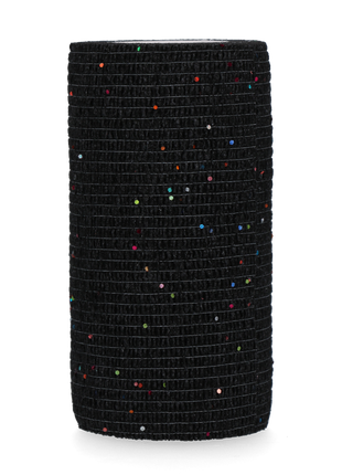 Excellent Animal Glitter Bandage Profi 10 cm - Zwart