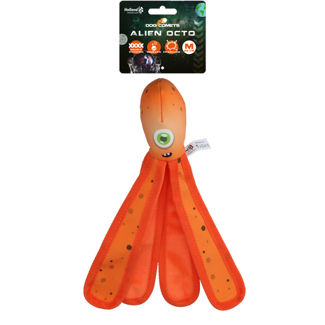 Dog Comets Alien Octo Oranje