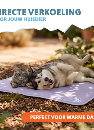 Coolpets Gel Cooling Mat Lila XL