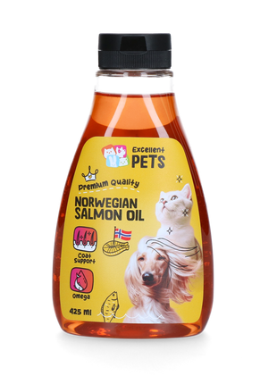 Excellent Pets Noorse Zalmolie (knijpflacon)