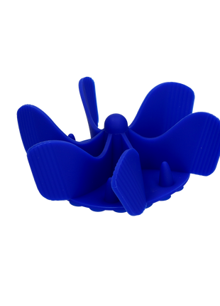 Eat Slow Live Longer Gobble Stopper Blauw