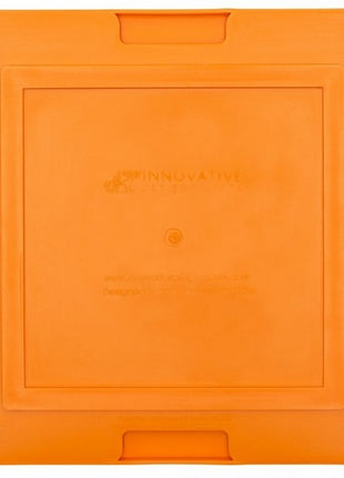 LickiMat Playdate Deluxe/Tuff Kwadrat twardy pomarańczowy