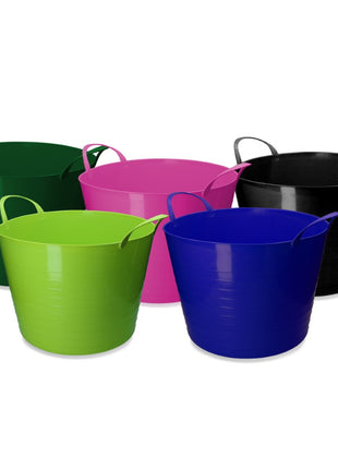 vPlast Emmer V-Trug Flexi 65 l Limoen