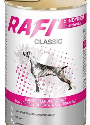 Rafi Pies Classic Indyk i marchewka w sosie 1240g