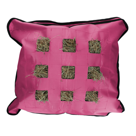 Hay Pillow Slow Feeder Vierkant Roze