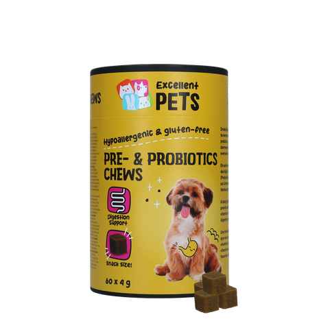 Excellent Pets Pre- & Probiotics Chews 60 Treats
