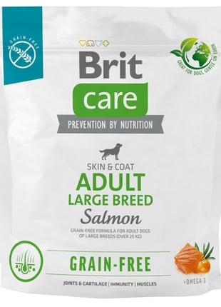 Brit Care Grain Free Adult Large Breed Salmon 1kg