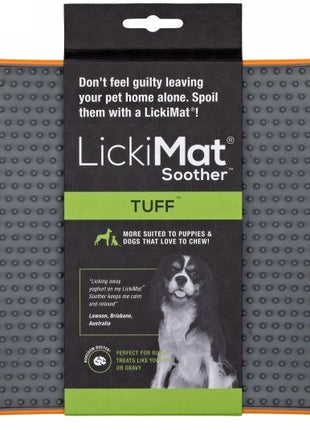 LickiMat Soother Deluxe/Tuff Jeżyk twardy pomarańczowy