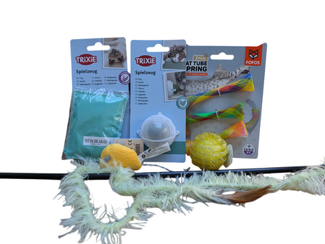 Fidello Speelplezier Pakket voor Katten & Kittens - Spel, uitdaging en vermaak in één