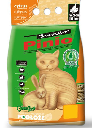 Super Pinio Cytryna żwirek drewniany 10L