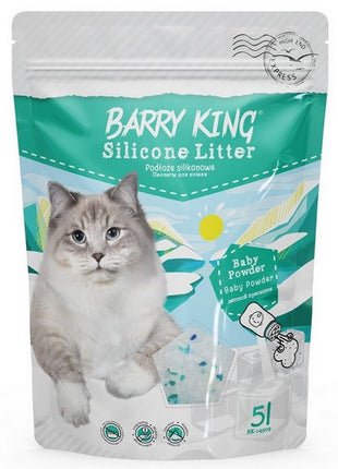Barry King Podłoże silikonowe dla kota Baby Powder 5L [BK-14509]