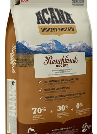 Acana Highest Protein Ranchlands Dog 6kg