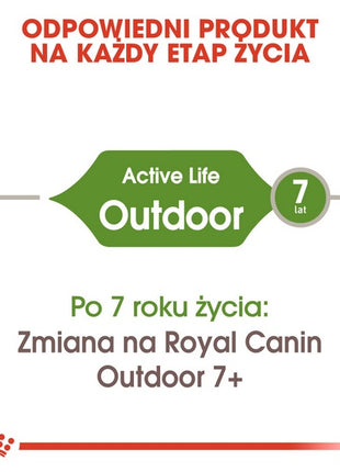 Royal Canin Outdoor karma sucha dla kotów dorosłych, wychodzących na zewnątrz 400g