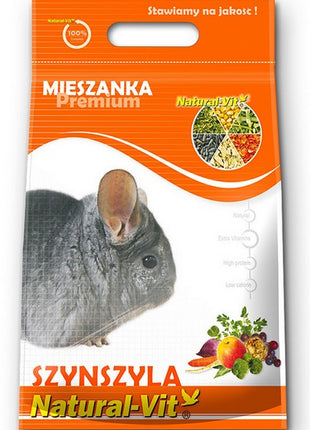 Natural-Vit Mieszanka dla szynszyli Premium 500g [837]