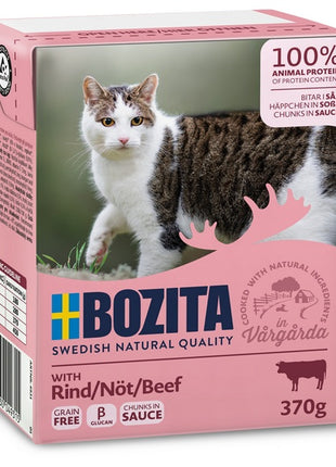Bozita z Wołowiną kawałki w sosie kartonik 370g