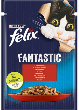 Felix Fantastic Wołowina w galaretce saszetka 85g