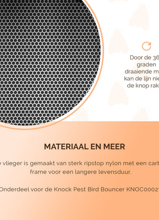 Knock Pest Vogel Verschrikker vlieger los