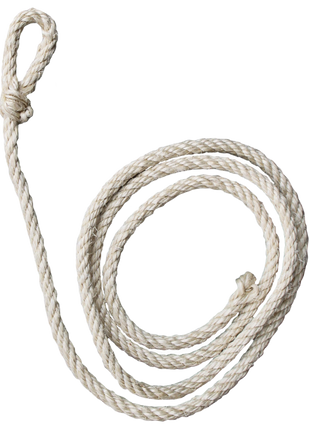 Koetouw wit sisal standaard 240 cm