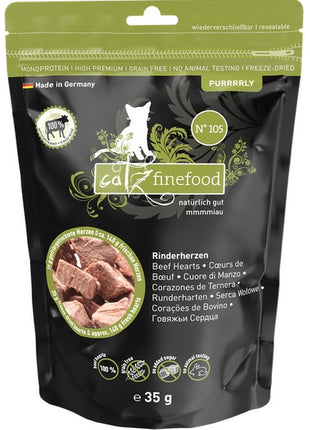 Catz Finefood Pure (Purrrrly N.105) Serca wołowe 35g