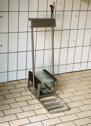 Vink Laarzenreiniger RVS Laag (3 borstels)