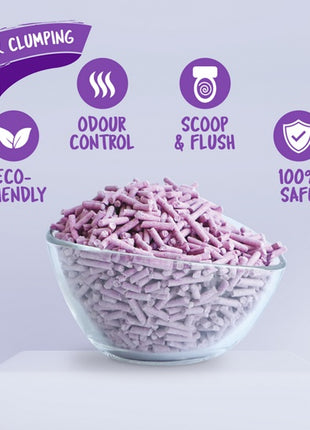 Kit Cat Żwirek ECO SoyaClump Lavender 7L / 2,5kg