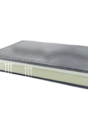 Madison Orthopedisch Kussen Velvet Geel S