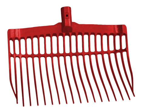 Mestvork zonder steel Rood