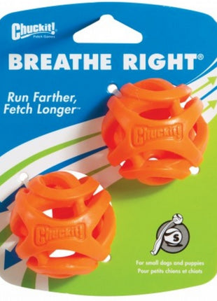 Chuckit! Breathe Right Ball Small 2pak [31931]