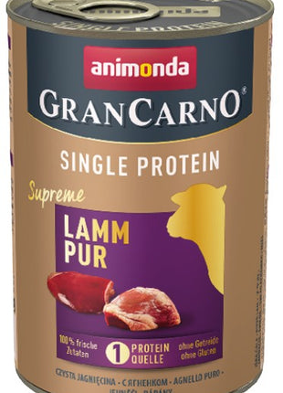 Animonda GranCarno Single Protein Jagnięcina puszka 400g