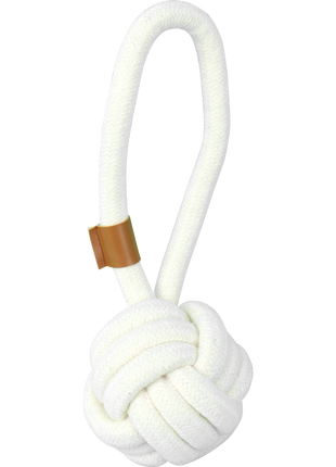 Pawise Premium cotton toy Ball with Handle