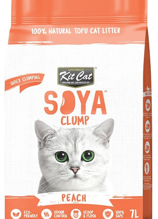 Kit Cat Żwirek ECO SoyaClump Peach 7L / 2,5kg
