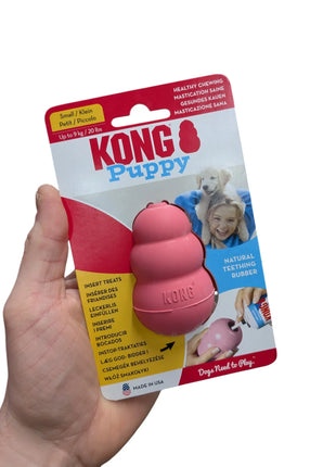 Kong Puppy Roze Of Blauw Assorti - Snackspeelgoed voor puppy's