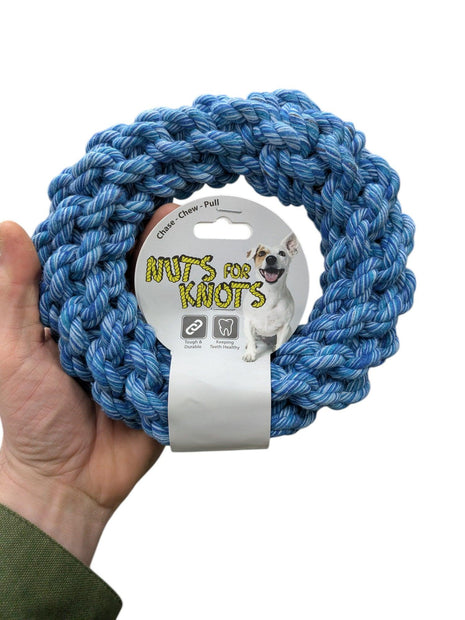 Happy Pet Nuts For Knots Ring – Stevig Flostouw voor Kauw- en Trekspelletjes