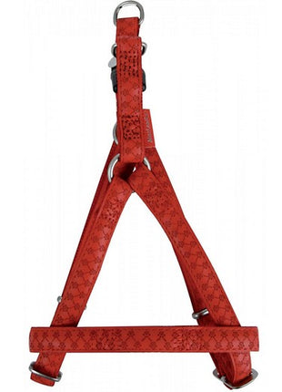 Zolux Szelki regulowane Mac Leather 10mm Czerwone [522050RO]