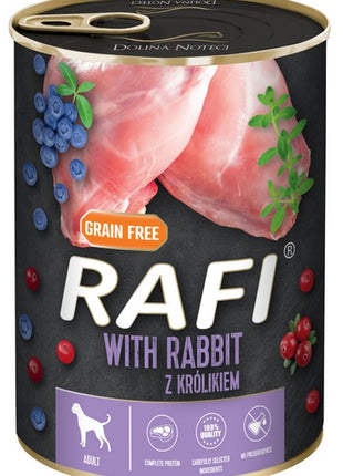 Rafi Pies Królik puszka 400g