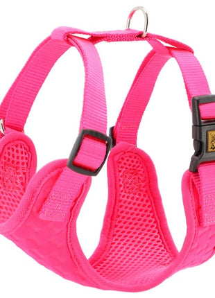 Dingo Szelki bezuciskowe z dwupaskową regulacją L różowe