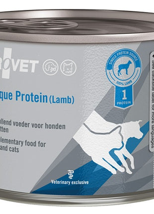 Trovet Unique Protein UPL Jagnięcina dla psa i kota puszka 200g