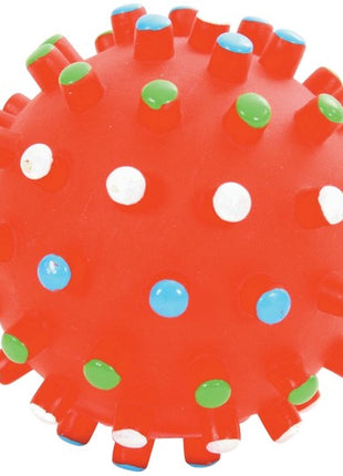 Zolux Zabawka winylowa piłka z wypustkami 9cm [480783]