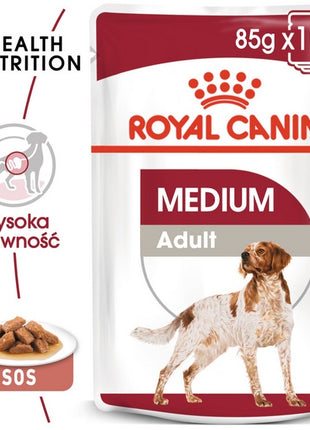 Royal Canin Medium Adult karma mokra w sosie dla psów dorosłych, ras średnich saszetika 140g