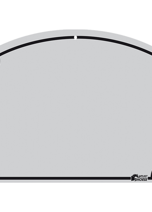 Stal Naamplaatje 70x95 mm