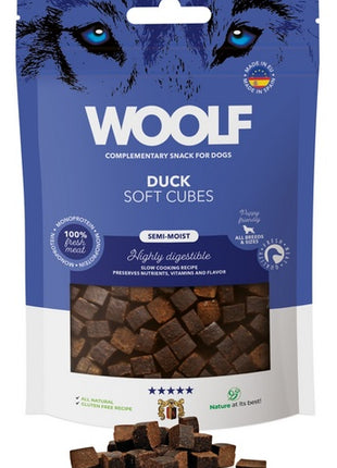 Woolf Soft Cubes Monoprotein Duck 100g